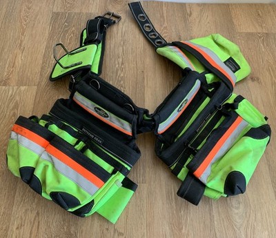 Bucket Boss Hi-Vis Framers Werkzeuggürtel NUR neongelb Warnschutz Arbeitskleidung