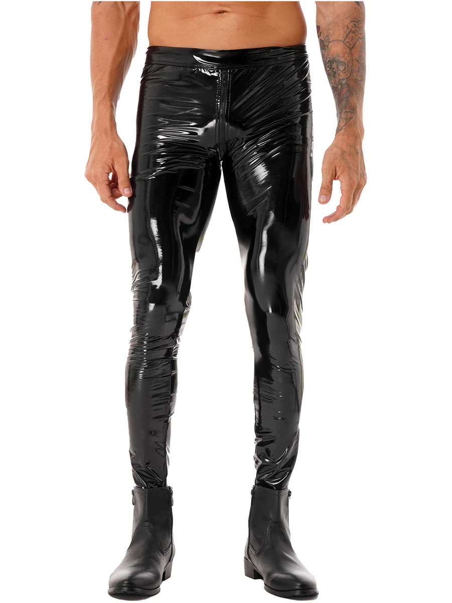 Pantalon simili cuir 2025 avec fermeture eclair
