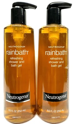 2 neutrogena rainbath refreshing shower/bath gel 8.5oz ea scuffed exterior