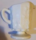 Vintage Westmoreland Paneled Grape Milk Glass Pitcher