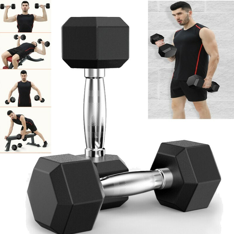 Totall 20 LB Weight Dumbbell Set Cap Gym Barbell Plates Body Workout Totall 20 LB Weight Dumbbell Set Cap Gym Barbell Plates Body Workout