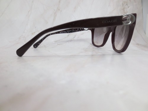 Coach HC8240-55203B Sunglasses Frame Women's Maroon Full Rim Square 52-21-140 - Picture 6 of 8