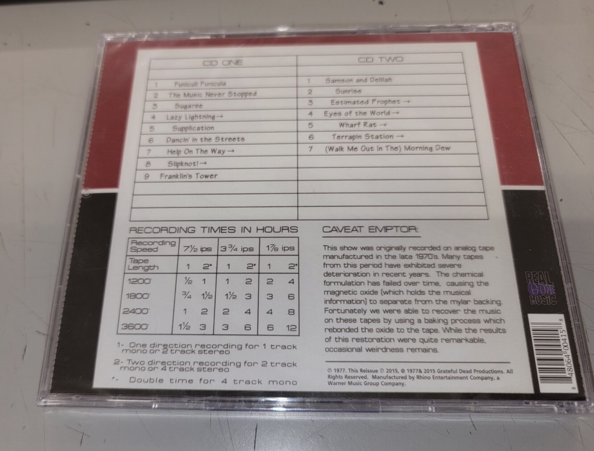 洋楽 Grateful Dead Dave's Picks Volume 3 CD Dave's Picks Volume 3 - Wikipedia