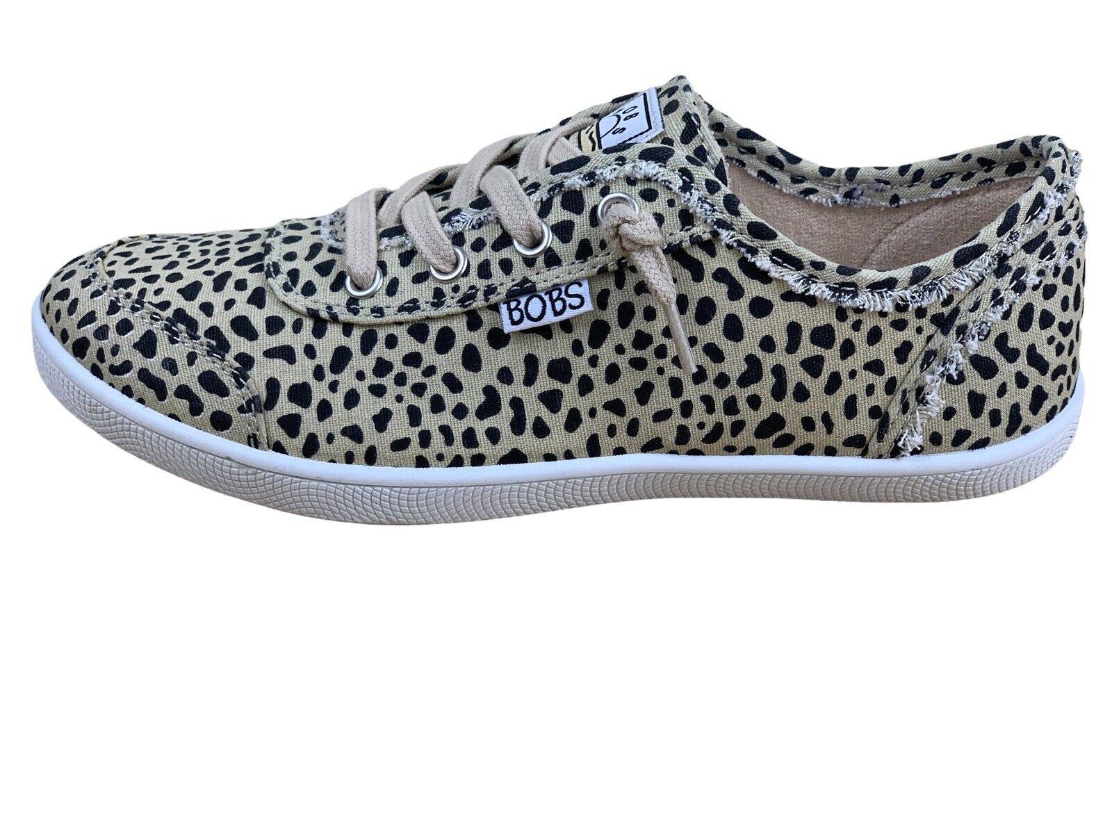 BOBS by Skechers PERRRSONALITY 113832/LPD Shoes Womens Size 6.5 Leopard  Print