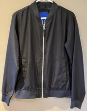 Jack and Jones Jordisturbia Zippered Bomber Jacket Size Small