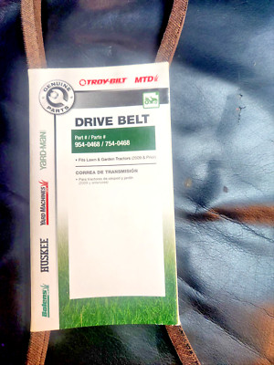MTD CUB CADET TROY-BILT ELITE OEM DRIVE BELT 754-0468 954-0468 WKEVLAR WRAP/CORE