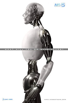 I, ROBOT (2004) ORIGINAL VERSION A MOVIE POSTER  -  ROLLED