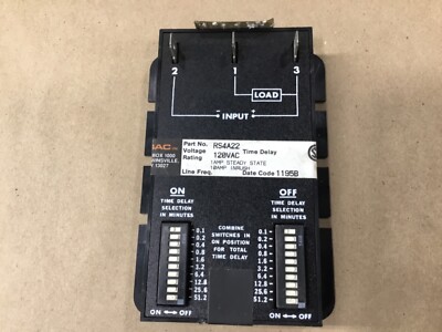 SSAC RS4A22 Solid State Relay Time Delay 120 V #21G93RM