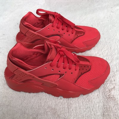nike huarache grade school red