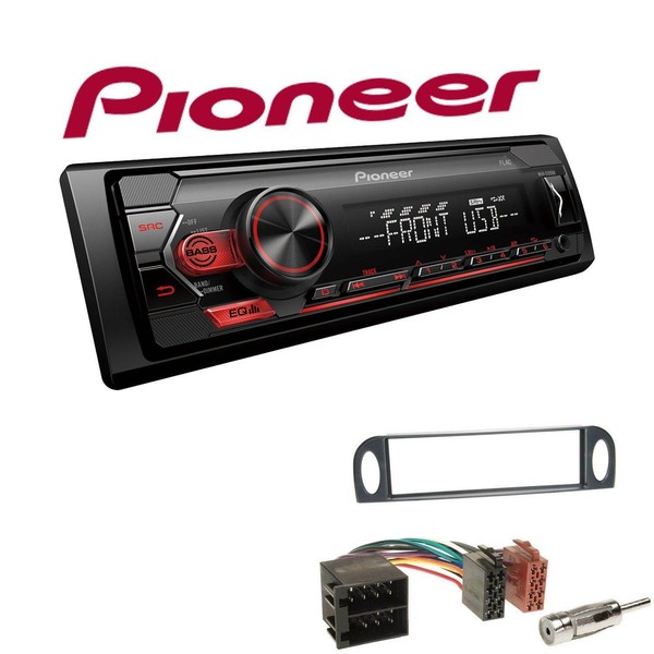 Pioneer 1-DIN Autoradio USB AUX Android Einbauset FüR Citroen C5 2001-2004-image