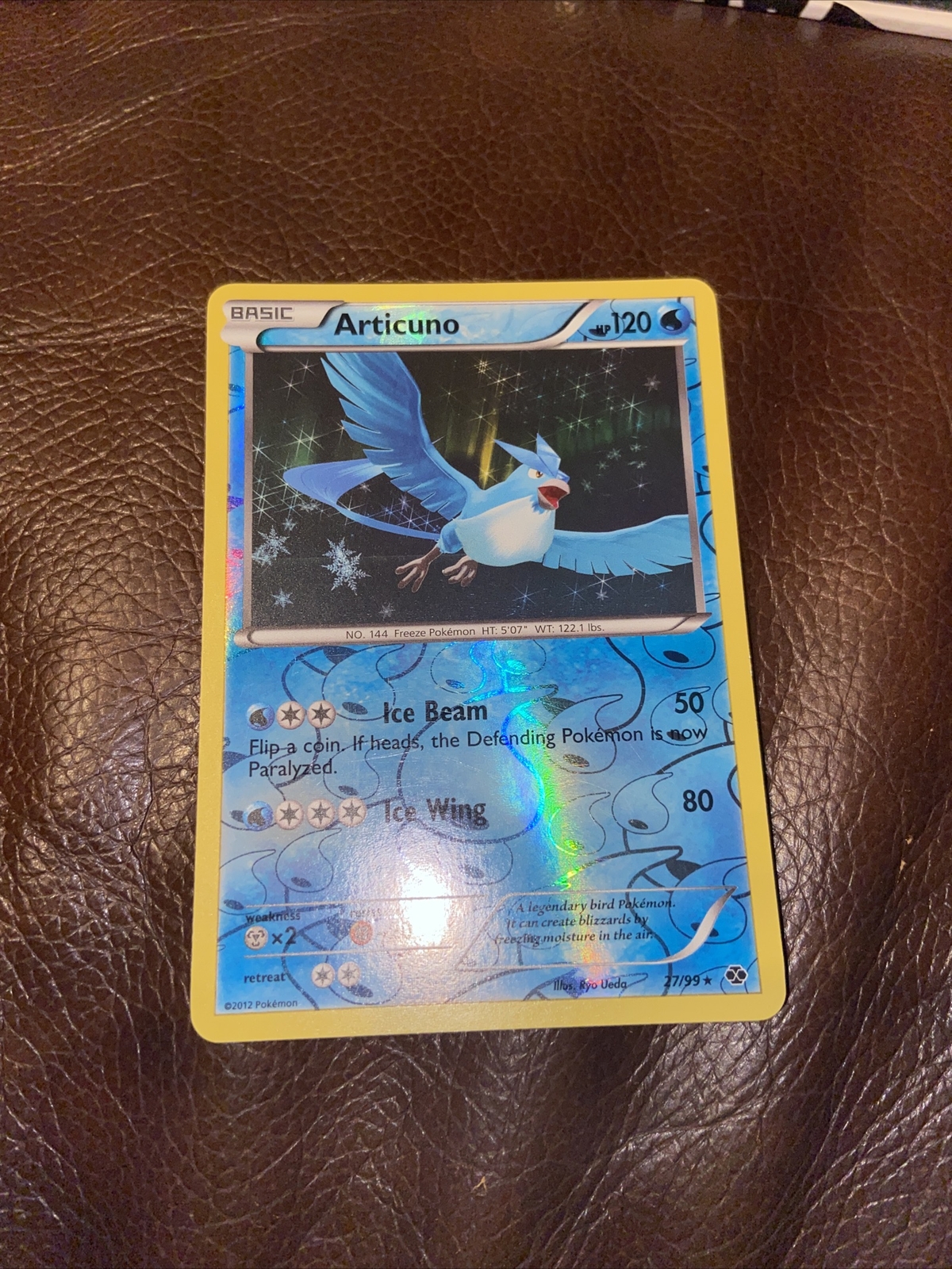 Articuno 27/99 - Reverse Holo Next Destinies - NM