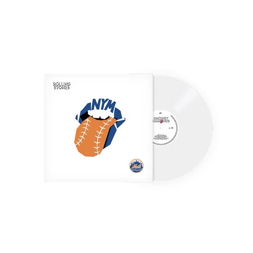 THE ROLLING STONES HACKNEY DIAMONDS NYM METS WHITE VINYL  LIMITED SEALED