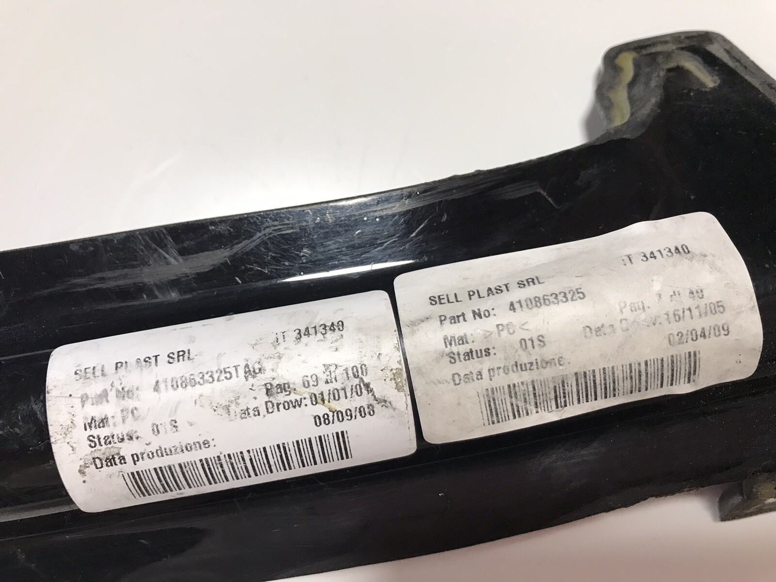 LAMBORGHINI MURCIELAGO AIR CONVEYOR DUCT LINE OEM 410863325