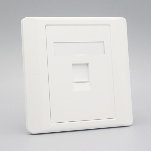 86 Type Network Ethernet LAN Gigabit RJ45 Cat6 Outlet Socket Keystone Facepl' YK