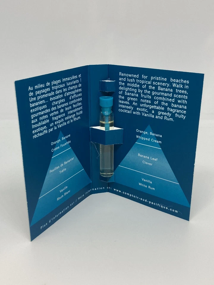 Mini frasco de muestra de viaje Comptoir Sud Pacifique vainilla plátano 0,05 oz 1,5 ml EDT Foto 4 de 4