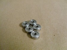 5 PCS MINIATURE BALL BEARING 7/64" BORE, 10MM OUTER DIA, 4MM WIDTH 7/64"X10X4MM