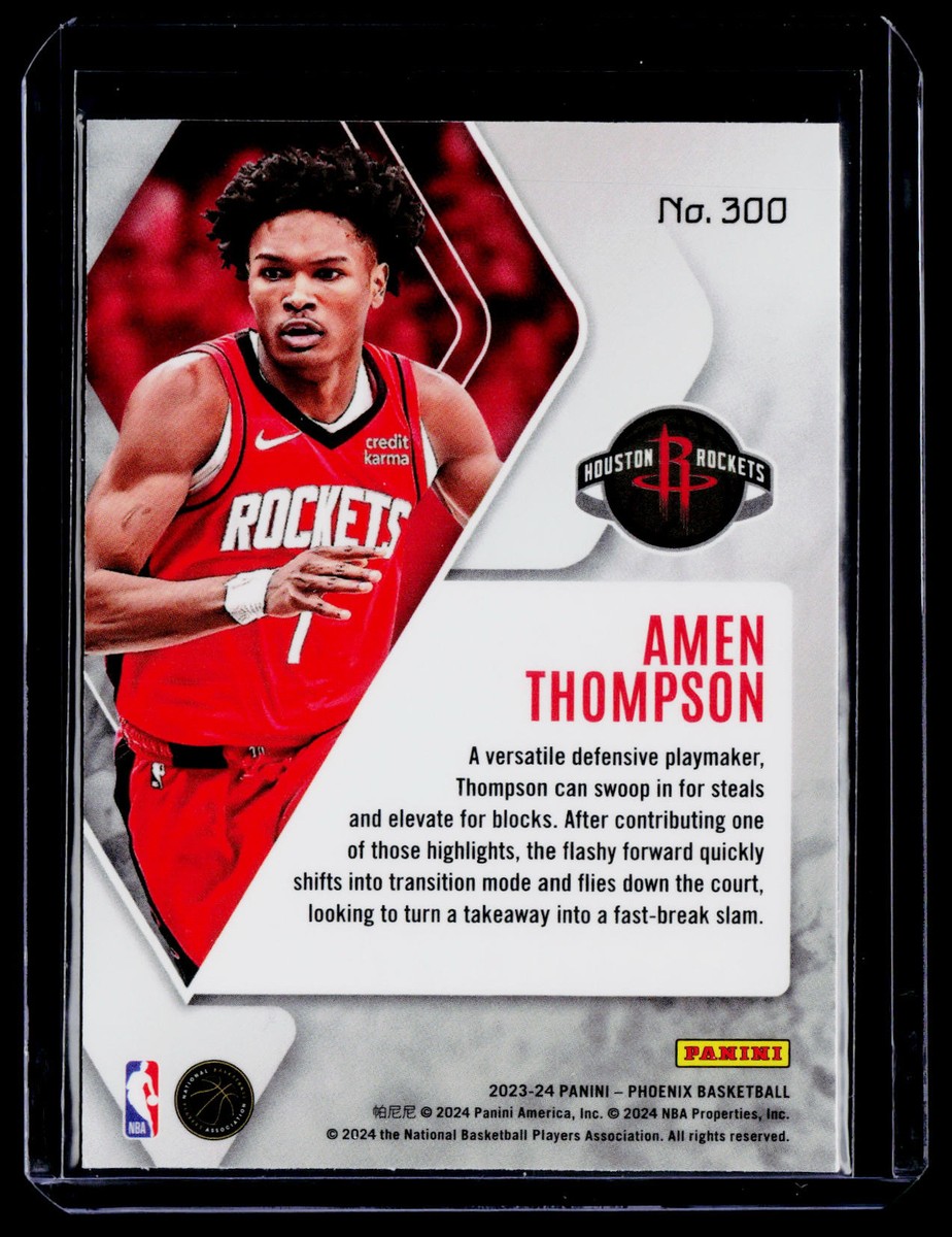 NBAカード　アメントンプソン 2023-24 Panini Phoenix #300 Amen Thompson Color Burst | eBay