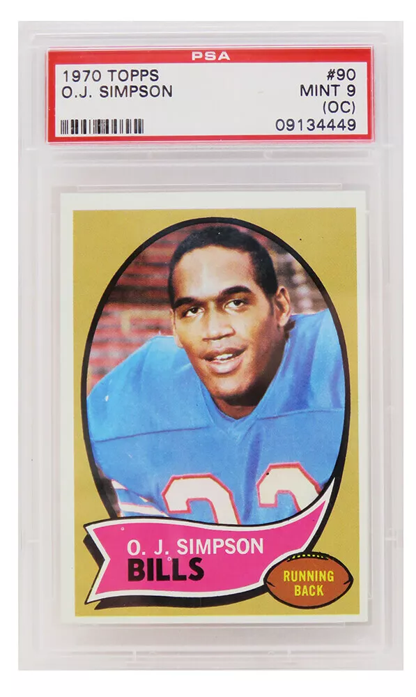 O.J. Simpson football card, $1,000 bill among items in state auction