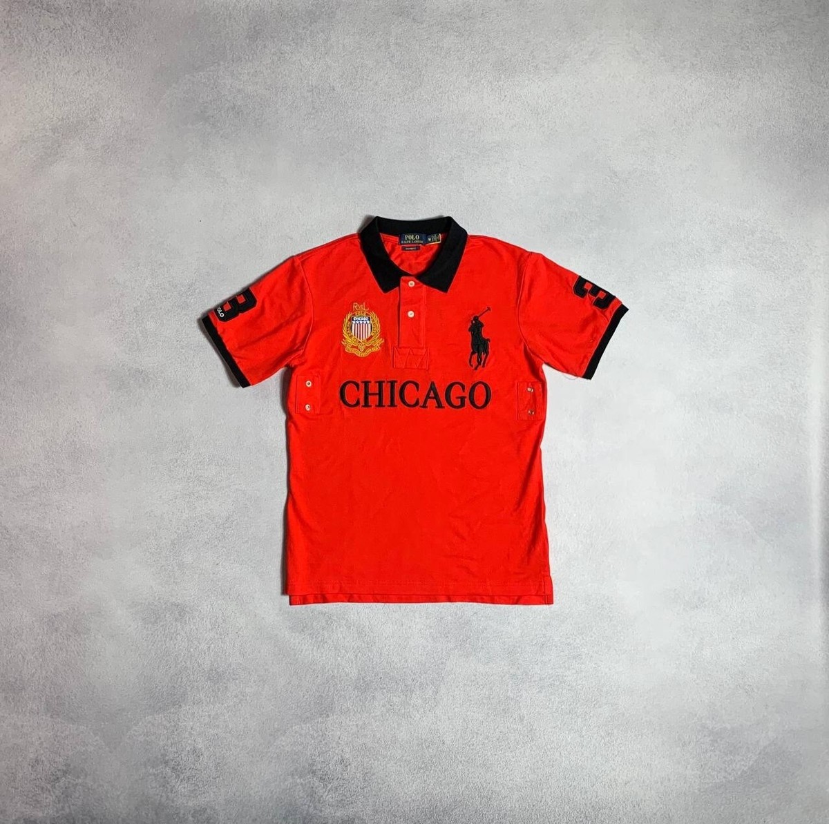 トップス POLO RALPH LAUREN CHICAGO POLO SHIRT M MENS polo Ralph Lauren Chicago #3 vintage Y2K Japan | eBay