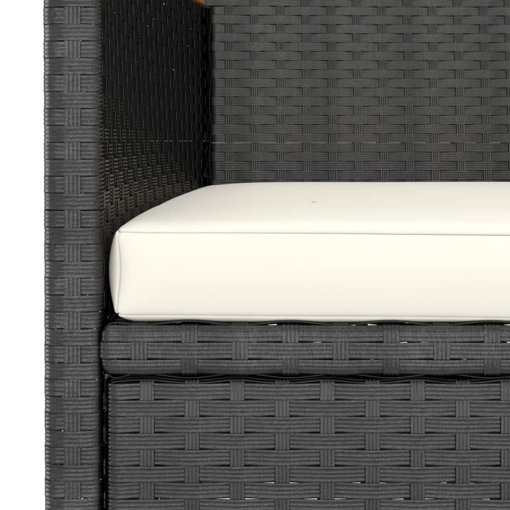 5 Pcs Outdoor Dining Set With Cushions Stylish Poly Rattan Garden