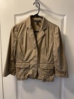 Pre Owned Beige Banana Republic  Jacket Size 8 3/4 Length Sleeve. — photo 1