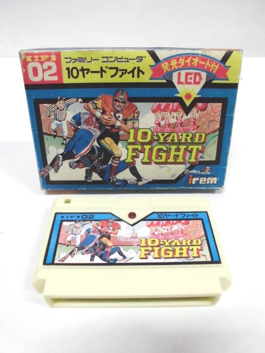 NES -- 10-Yard Fight -- Fake box. Famicom, JAPAN Game. IREM. 10370