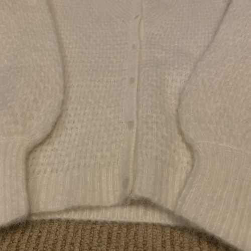 SEZANE Solena Cardigan In Ecru Color Size XS - Picture 7 of 13