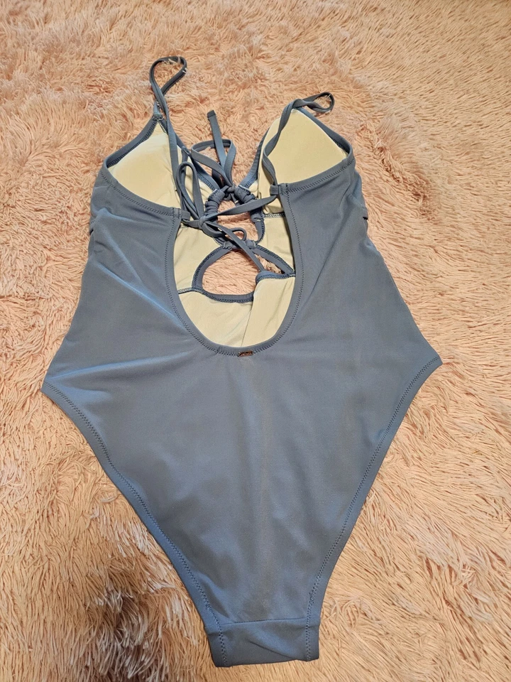 Traje de baño acolchado extraíble de una pieza Victoria's Secret Swim XL azul Foto 4 de 4