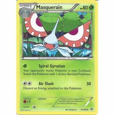 14/160 Masquerain Uncommon: Pokemon Trading Card Game XY-05 Primal Clash