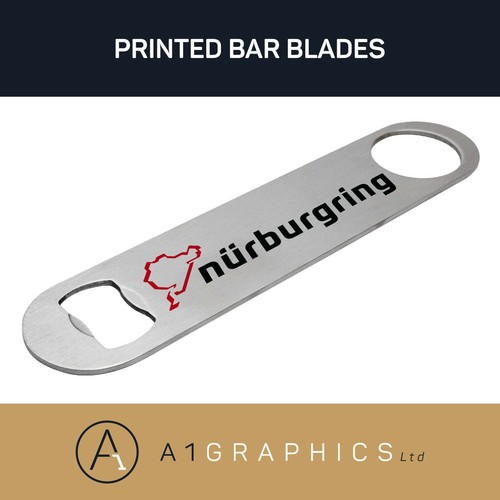 Nurburgring Bottle Opener Printed Stainless Steel Vintage Bar Blade - Picture 2 of 2