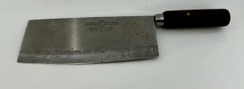 Joyce Chen Cleaver Knife Stainless Steel 8" Made In Japan, 12.5" W/Wood Handle - Picture 5 of 6