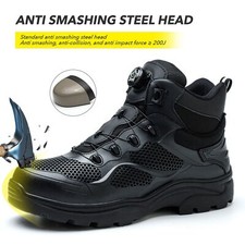 Indestructible Safety Work Shoes Steel Toe Breathable Work Boots Mens' Sneakers