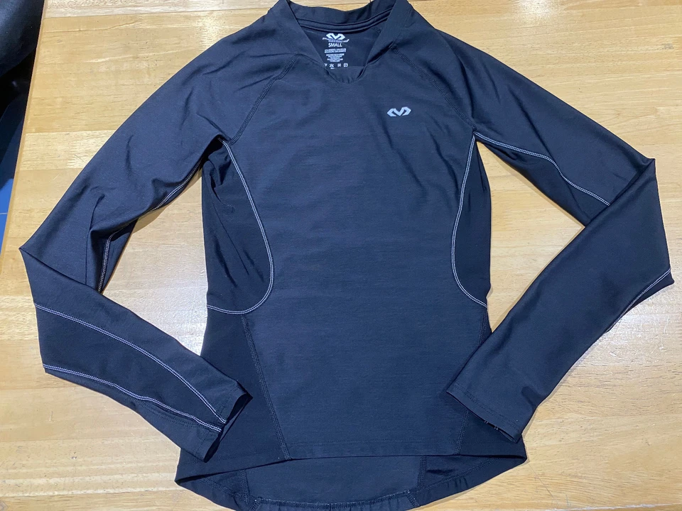 McDavid черный длинным рукавом восстановления сжатия рубашка - женщин Sz S - Изображение 3 из 4