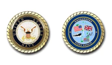 Naval Support Facility Diego Garcia US Navy Challenge Coin Officially Licensed