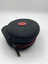 Beats Studio Wireless Headphone Soft Shell Zipper Case Only Oval Black/Red