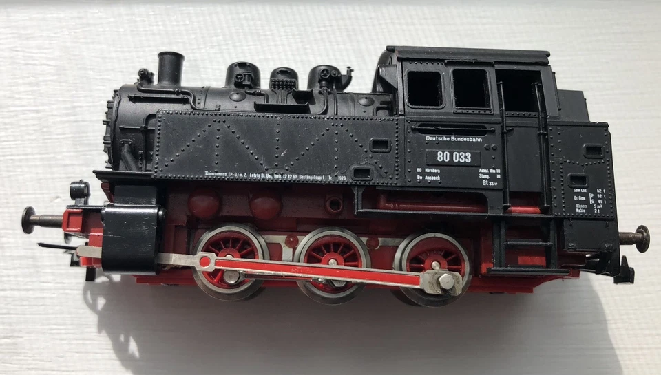 Roco HO  0-6-0 Steam Locomotive Deutsch Bundesbahn 80 033 - Made in Austria - Image 4 of 4