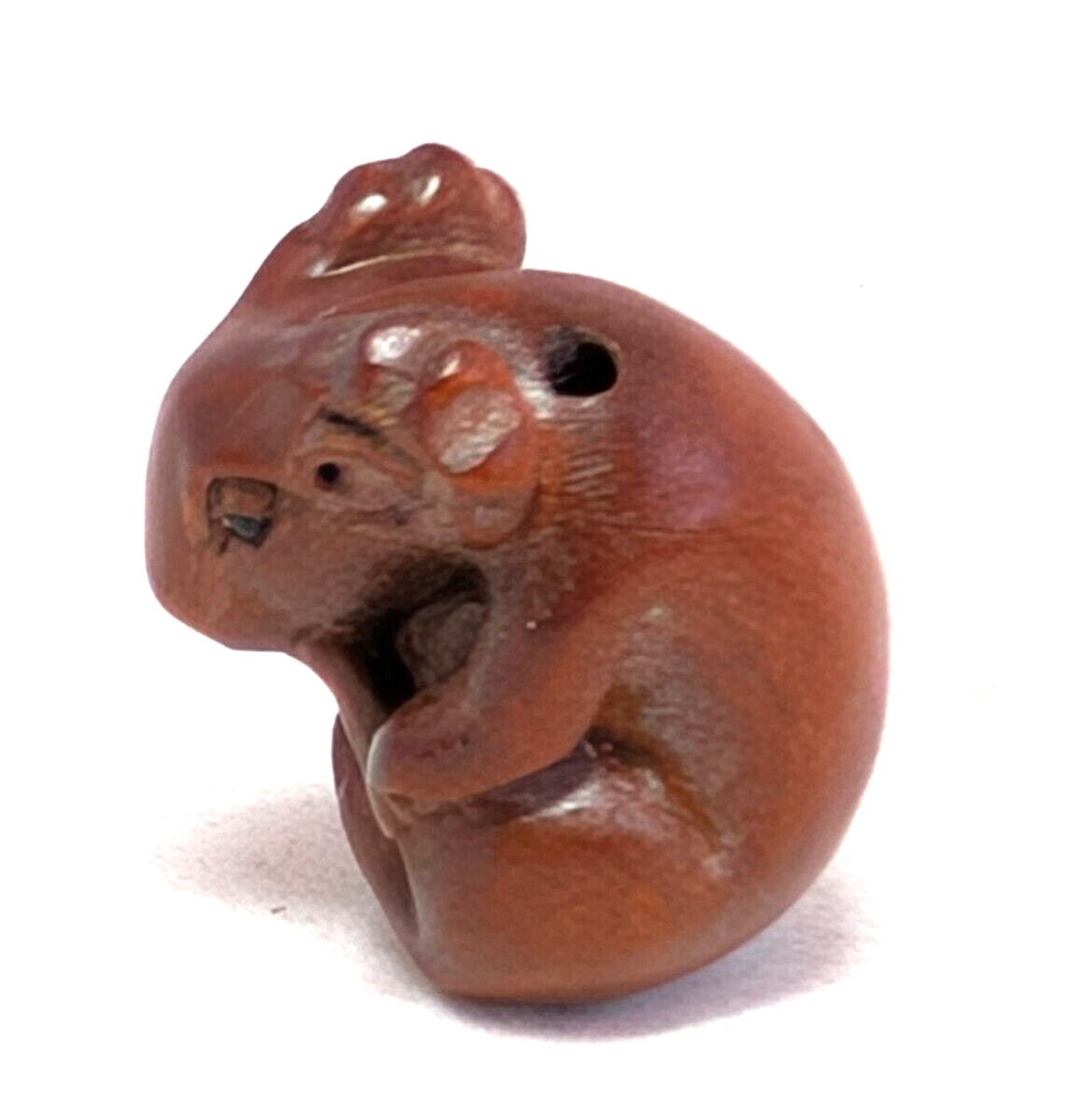 Ram  Ojime Zodiac Bead Carved   Boxwood   5532