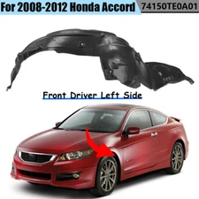 Front Left Side Fender Liner Splash Shield For 2008-12 Honda Accord 74150TE0A01