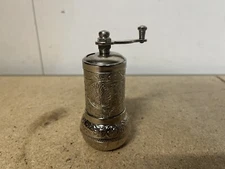 Acar Spice Pepper Mill Grinder ISO 9001 2008 Flower Turkish Design 4.5" C63