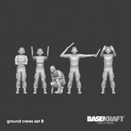 Basekraft 1/72 Ground support personnel for aircraft display diorama - Picture 9 of 9