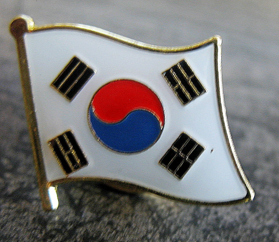 Anstecker Pin Korea Südkorea TAEKWONDO TKD  - Bild 1 von 1