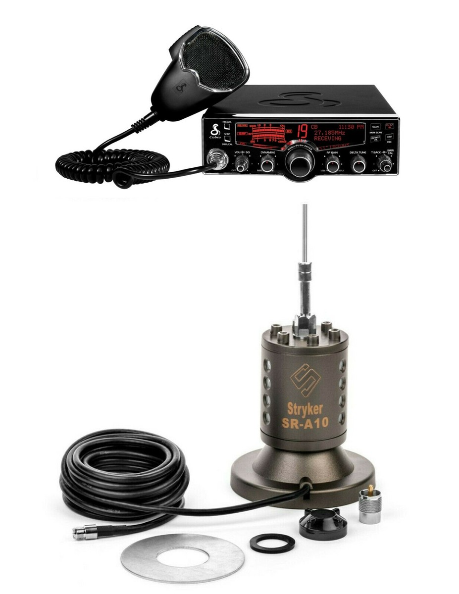 COBRA 29 LX Peaked &Tuned, STRYKER SR-A10MM Magnetic Antenna