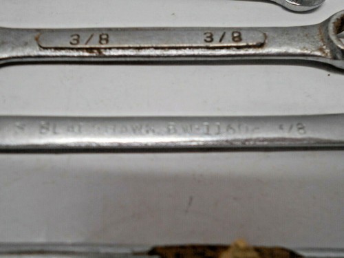 Lot Of 8 Assorted Size Type & Brand Wrenches NAPA Gedore Hansa Black Hawk Tools - Picture 5 of 8