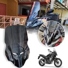Fit HONDA WINDSHIELD WINDSCREEN VISOR COVER SMOKE LENS Fit CB500X ADV BIKE 19-22