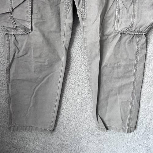 LL Bean Pants Mens 30x30 Grey Allagash Cargo Natural Fit Outdoor Hiking Gorpcore - Picture 9 of 12