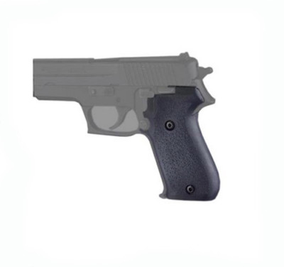 Hogue Rubber Grip for Sig Sauer P220-No Finger Grooves-Black-20010