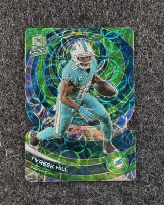 2023 Panini Spectra Tyreek Hill Die Cut Neon Green /30 #58