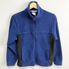 Columbia Full-Zip Blue Fleece Jacket Youth 14/16