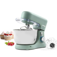 Petra Stand Mixer 4L Stainless Steel Bowl 8 Speeds Beater/Whisk/Dough Hooks Teal