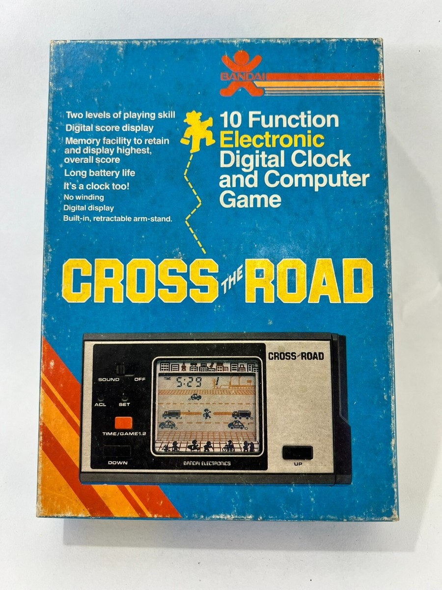 CROSS ROAD HIGHWAY Bandai E16195 LCD Handheld game watch like